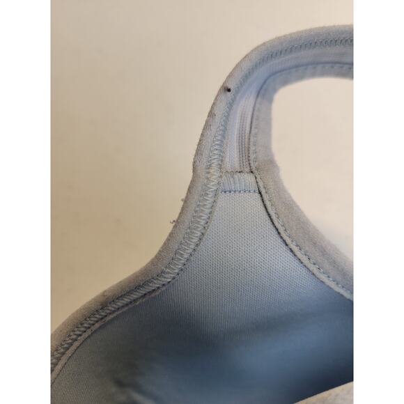 Cacique Underwire Balconette Bra Blue Leaf Full Figure Lightly Lined Size 38DDD - Picture 6 of 10